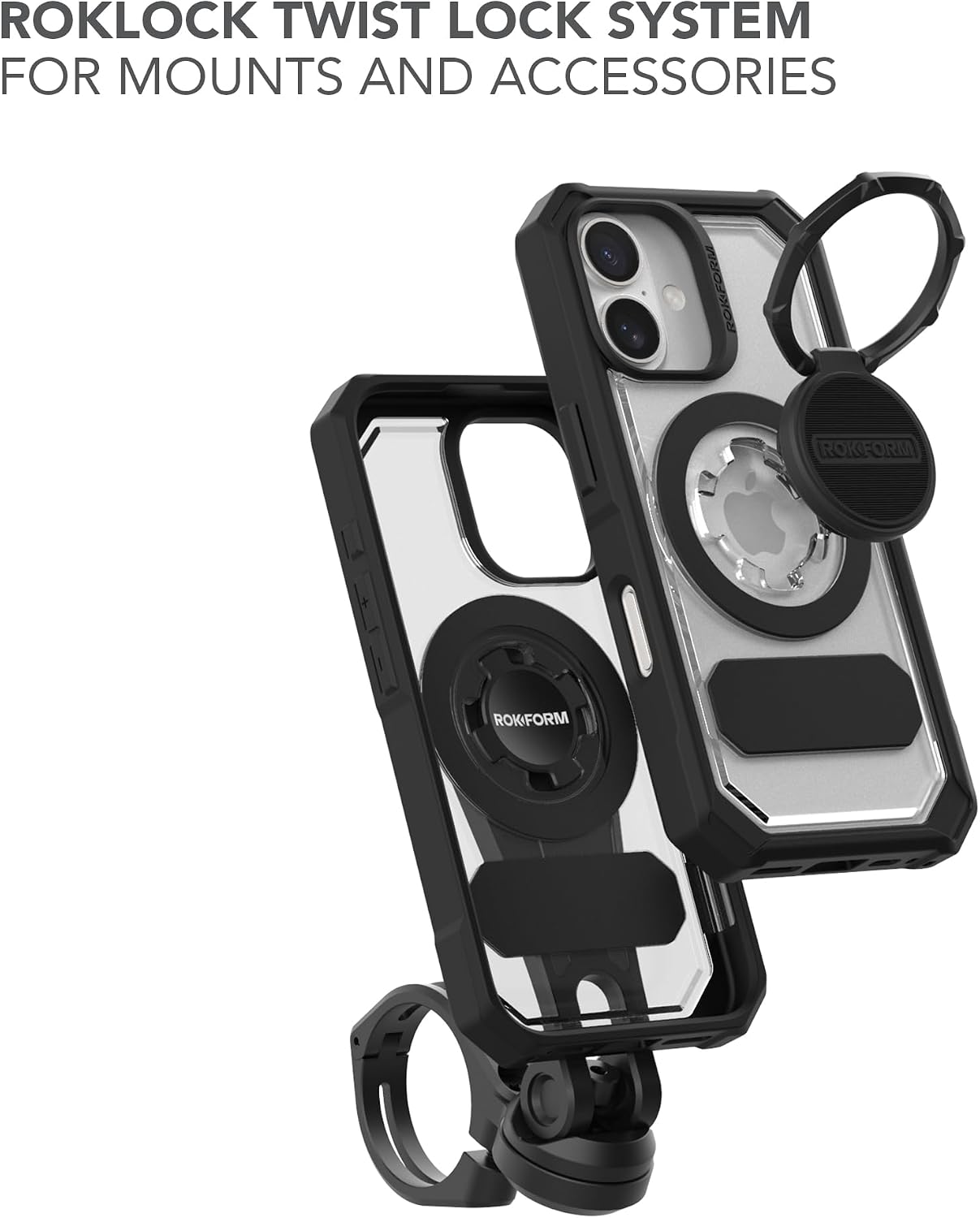 Rokform iPhone 16 Crystal Case + Magnetic Fuzion Wallet - Image 9