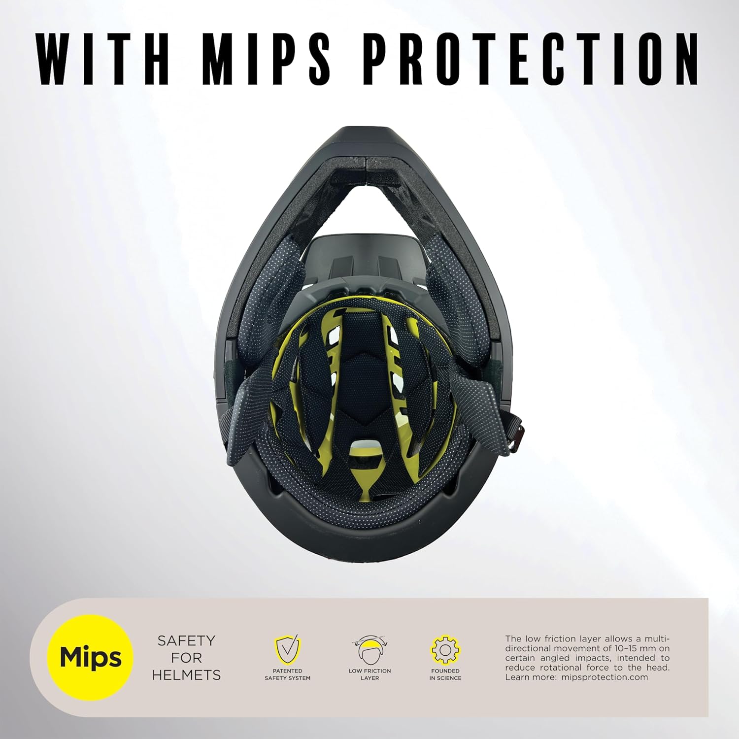 Demon United Podium X MIPS Full Face Mountain Bike Helmet- Removable Fit Pad Options- Advanced Venting System-Lightweight - Fullface DH BMX MTB Helmet - Image 6