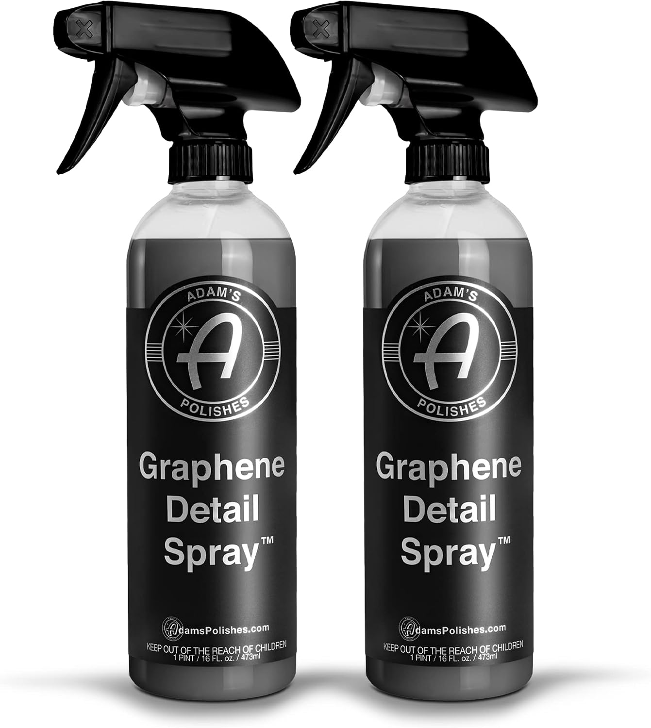 Adam's Polishes Graphene Detail Spray (2 Pack) - Extend Protection of Waxes, Sealants, & Coatings | Waterless Detailer Spray For Car Detailing | Clay Bar, Drying Aid, Add Ceramic Graphene Protection - Image 2