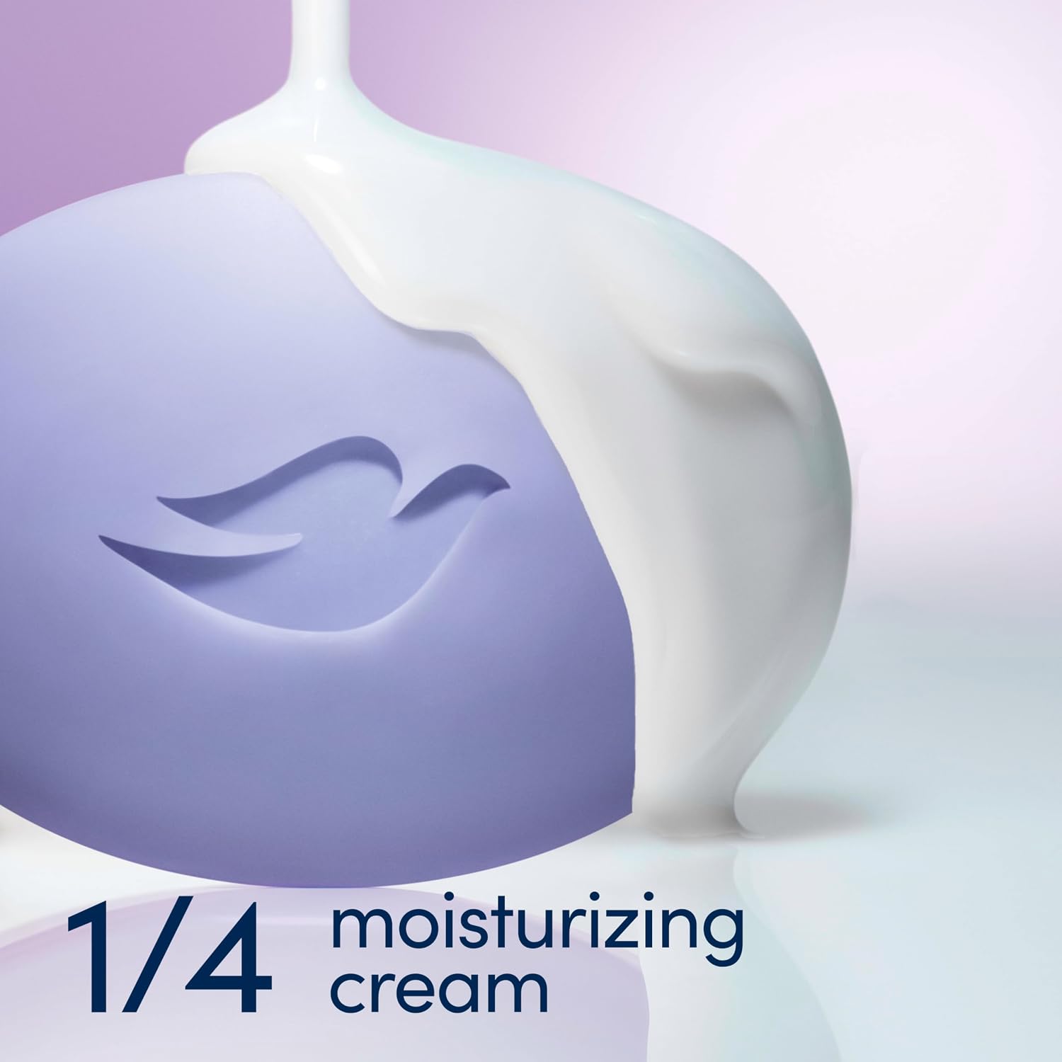 Dove Beauty Bar Gentle Cleanser Anti-Stress Cream Bar Moisturizes To Calm Skin Gentle Bar Soap Cleanser Made With 1/4 Moisturizing Cream 6 pack - Image 7