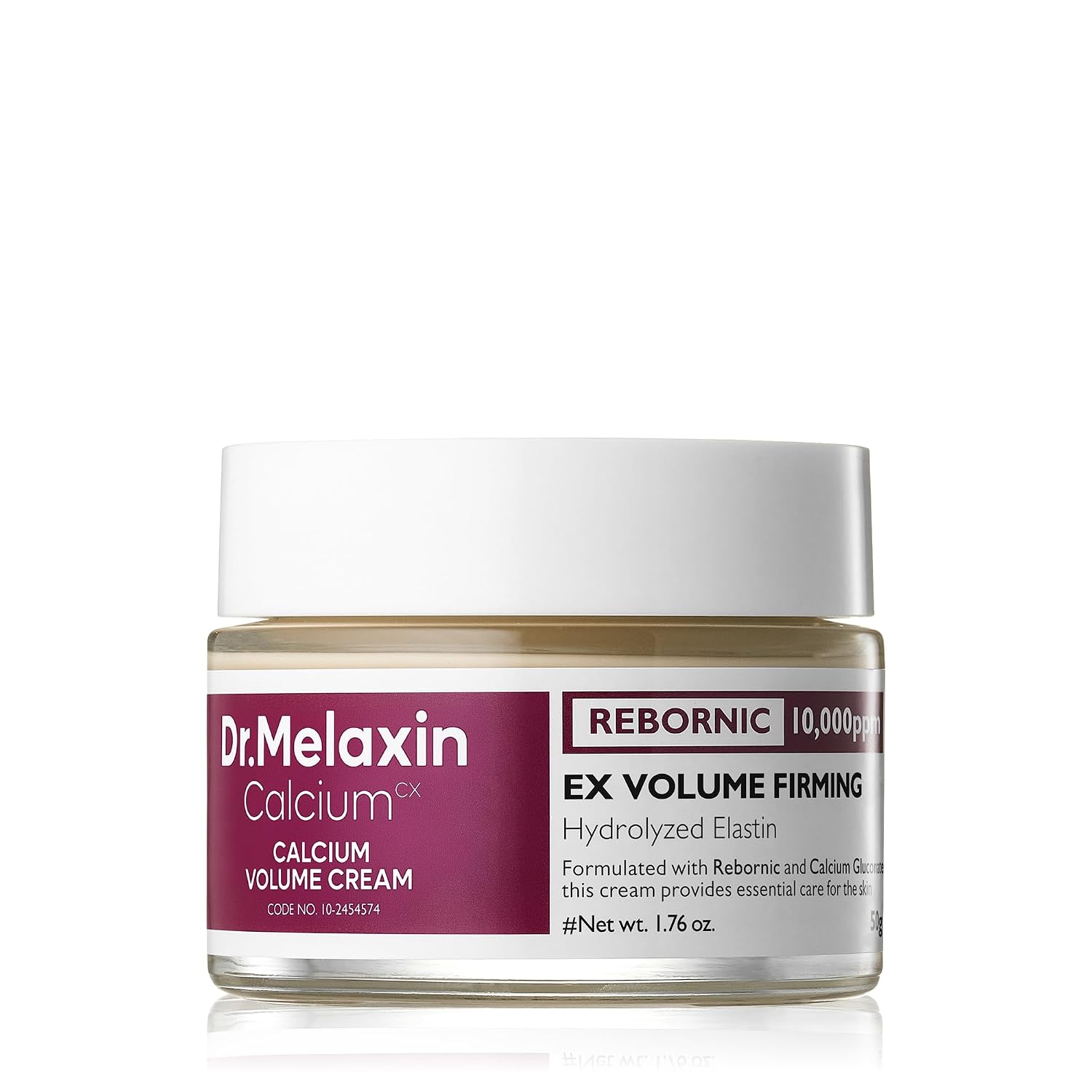 Dr.Melaxin Calcium Intense Firming Cream with Collagen & Elastin, Lifting & Volumizing Face Cream for Sagging Skin, Niacinamide for Plumping Care, 1.69 fl.oz - Image 2