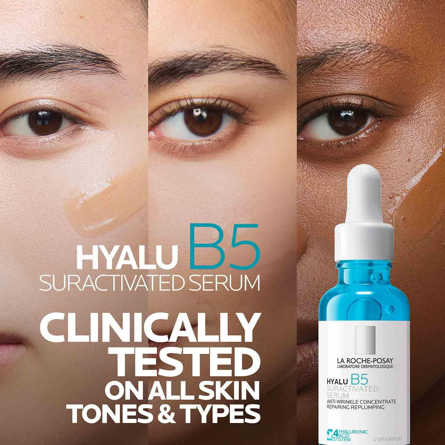 La Roche-Posay Hyalu B5 Pure Hyaluronic Acid Serum for Face, with Vitamin B5, Anti-Aging Serum for Fine Lines and Wrinkles, Plumps and Repairs Dry Skin, Safe on Sensitive Skin - Image 7