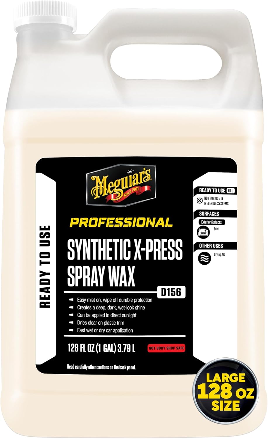 Meguiar's D15601 Synthetic X-Press Spray Wax -1 Gallon Container - Image 5