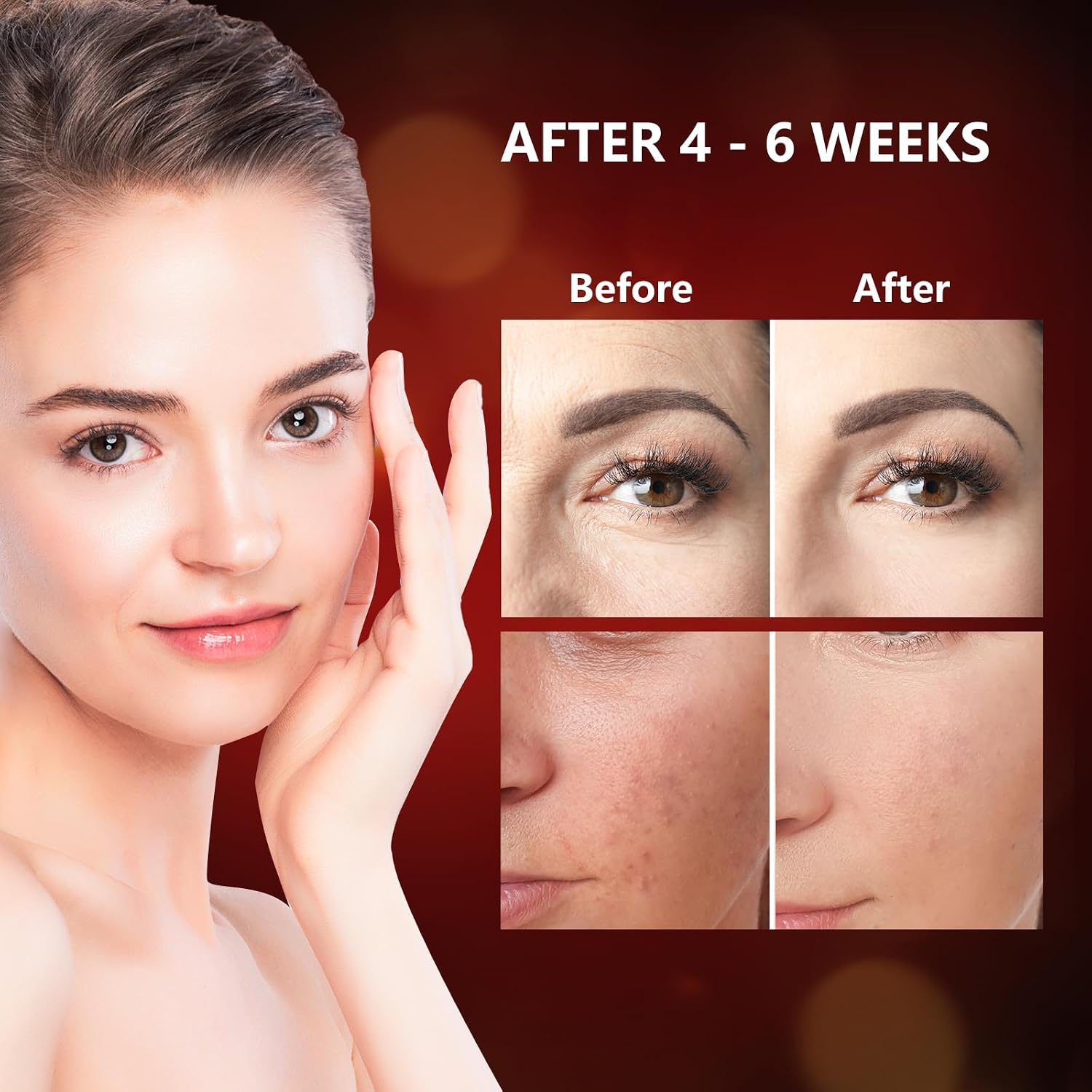 660nm & 850nm Red Light for Face, Soft LED Red Light Mask Face for Home Use - Image 6