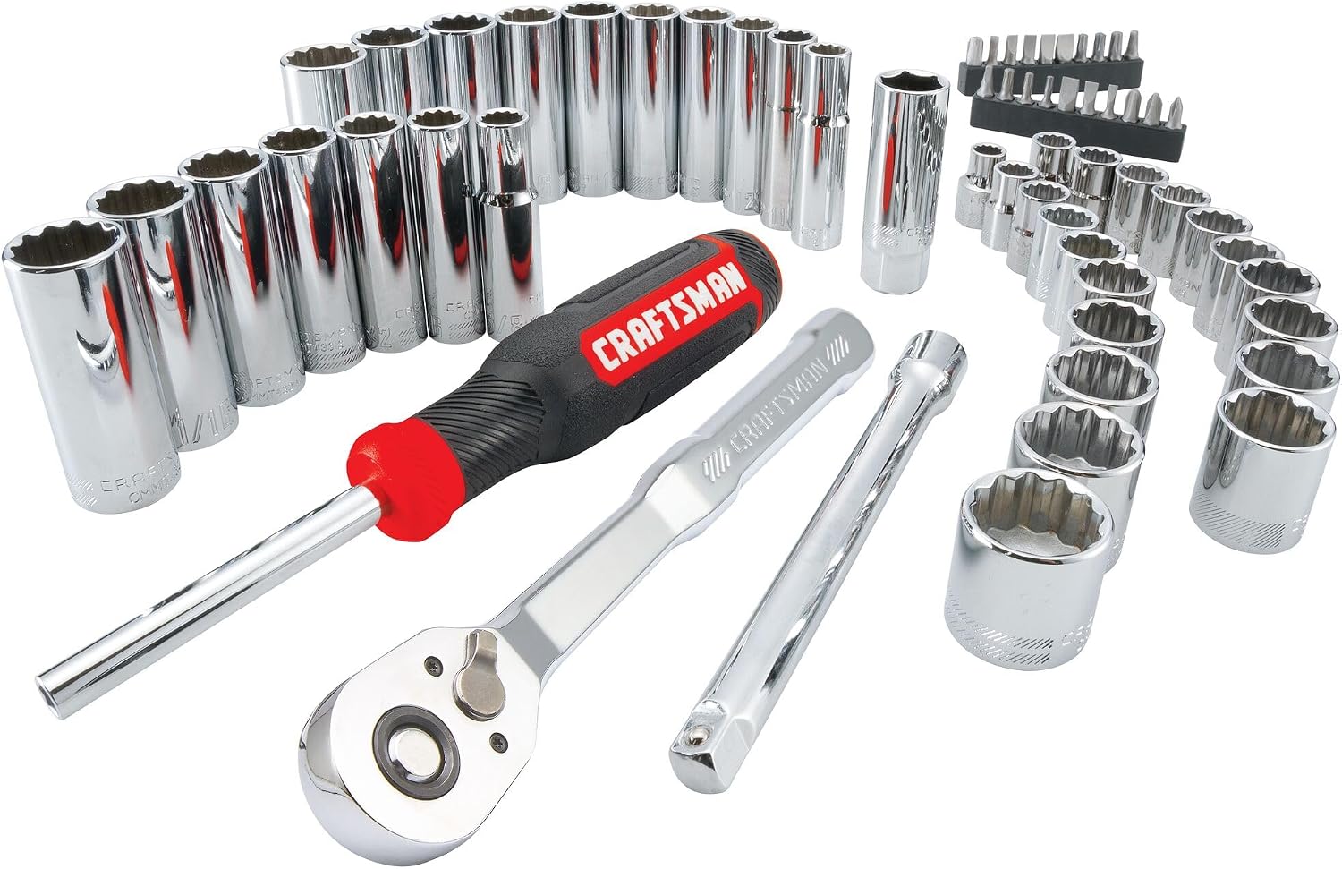 CRAFTSMAN Mechanics Tool Set, 3/8 Inch Drive, 61 Piece (CMMT45161) - Image 6