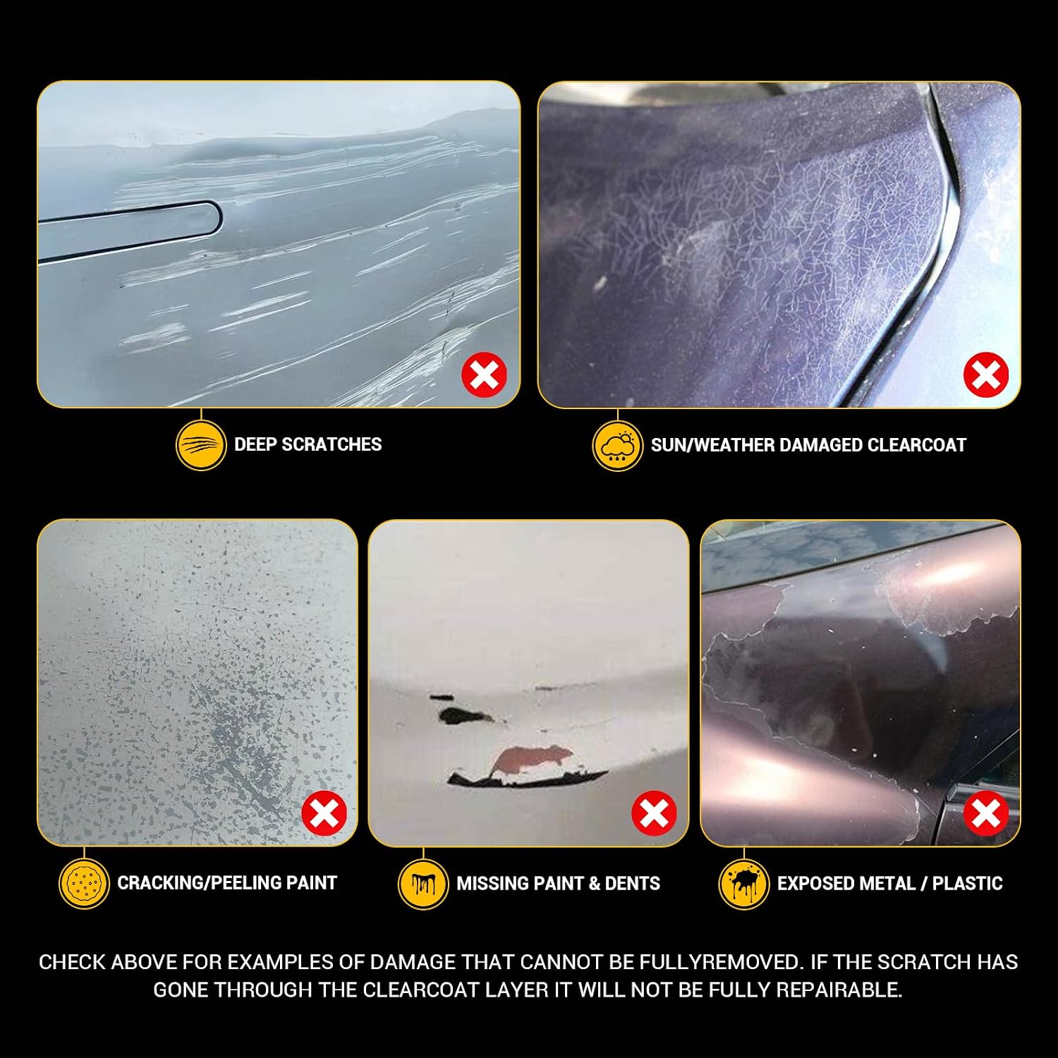 Car Scratch Remover for Vehicles, Scratch Repair Wax, Rubbing & Polishing Compound, Easily Removes Surface Scratches, Effectively Reduces Swirl Marks for Cars and Other Vehicles, 3.4oz/100ml - Image 8