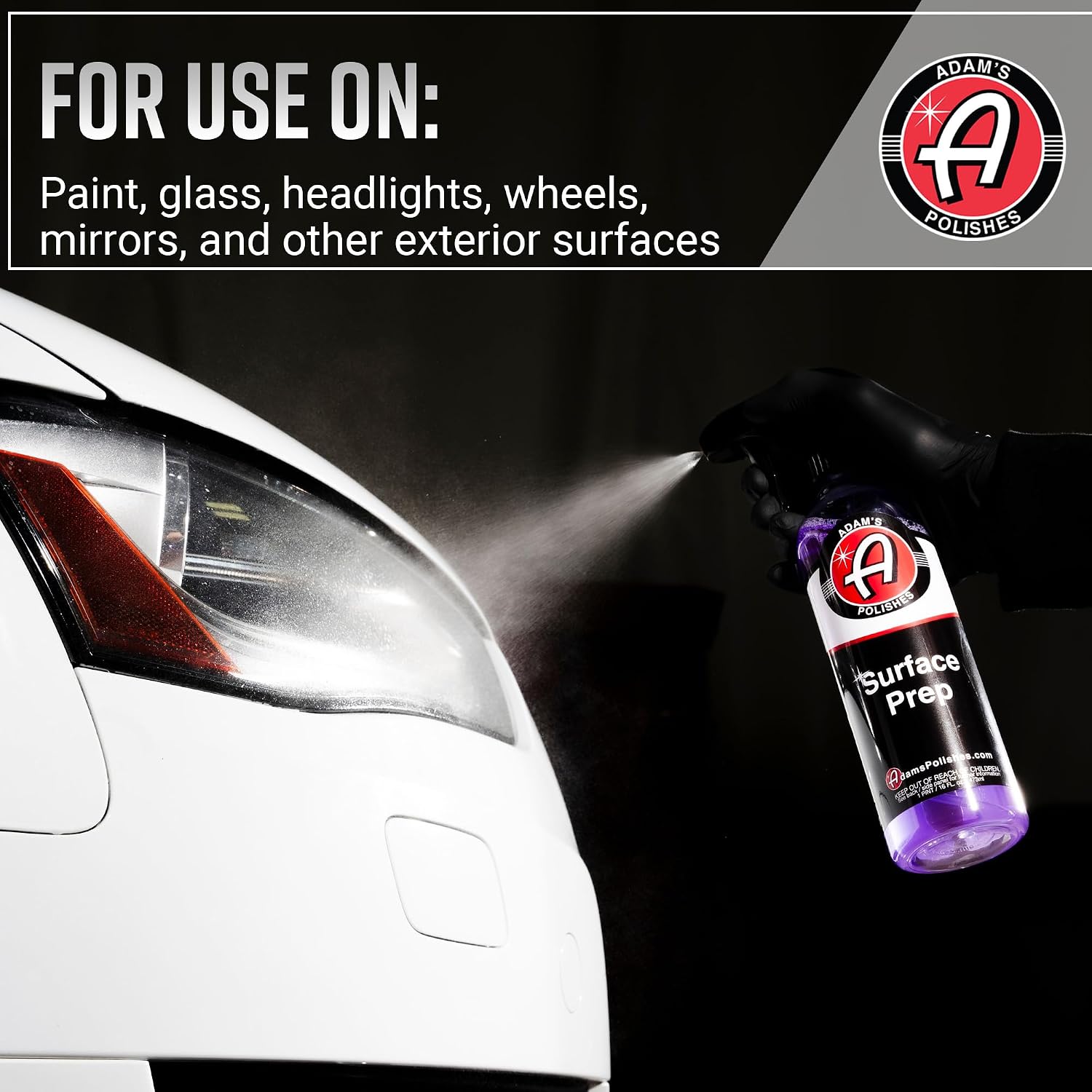 Adam's Polishes Surface Prep (16oz) - A Surface Cleanser Spray for Auto Paint Prep to Apply Any Ceramic Coating, Car Wax, or Spray Sealant | Use After Clay Bar, Car Wash & Orbital Polisher Treatment - Image 8