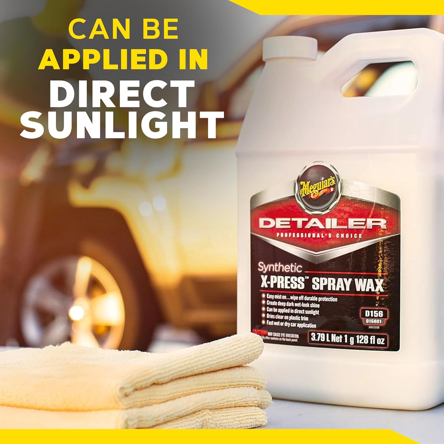 Meguiar's D15601 Synthetic X-Press Spray Wax -1 Gallon Container - Image 11