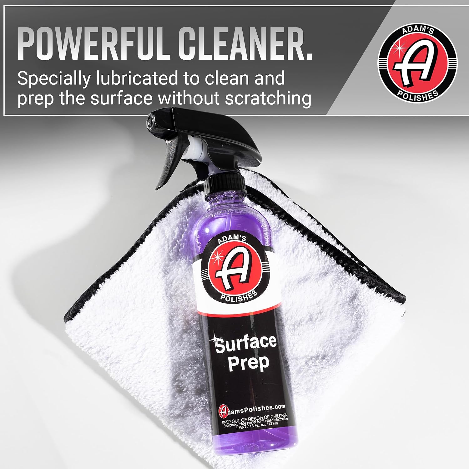 Adam's Polishes Surface Prep (16oz) - A Surface Cleanser Spray for Auto Paint Prep to Apply Any Ceramic Coating, Car Wax, or Spray Sealant | Use After Clay Bar, Car Wash & Orbital Polisher Treatment - Image 4