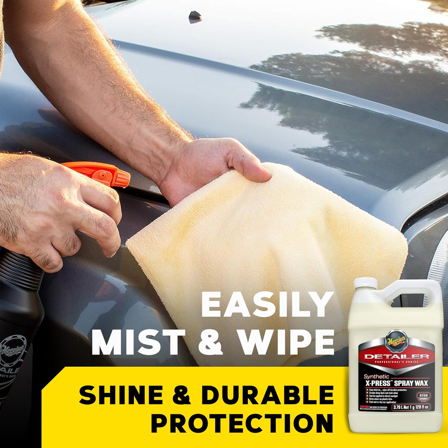 Meguiar's D15601 Synthetic X-Press Spray Wax -1 Gallon Container - Image 6