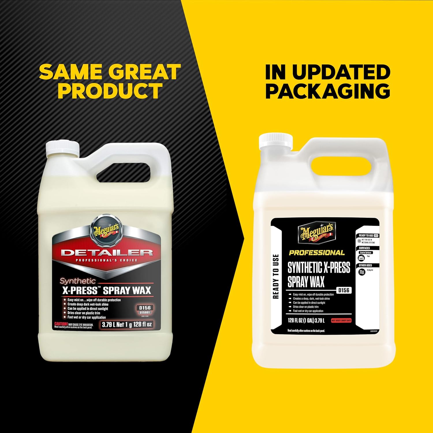 Meguiar's D15601 Synthetic X-Press Spray Wax -1 Gallon Container - Image 4