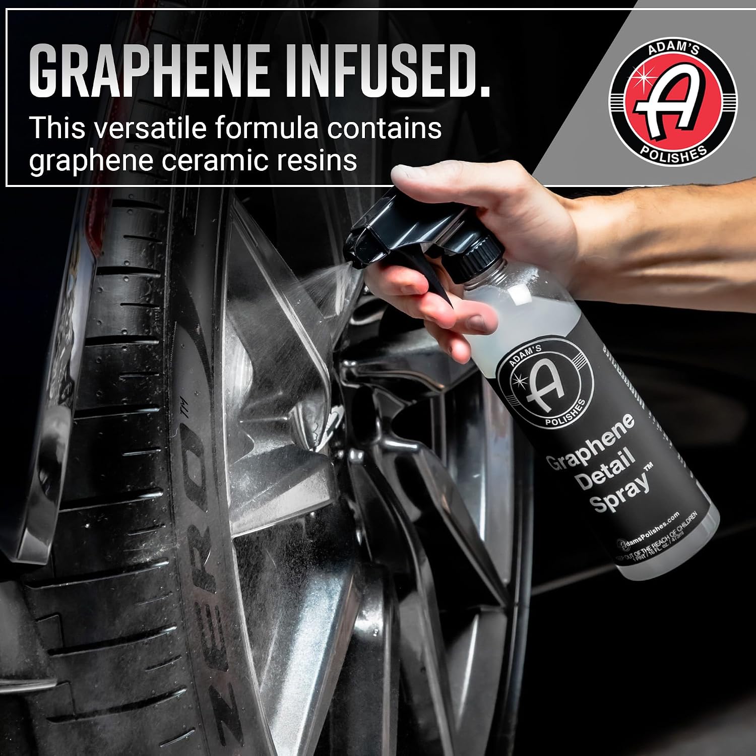 Adam's Polishes Graphene Detail Spray (2 Pack) - Extend Protection of Waxes, Sealants, & Coatings | Waterless Detailer Spray For Car Detailing | Clay Bar, Drying Aid, Add Ceramic Graphene Protection - Image 5
