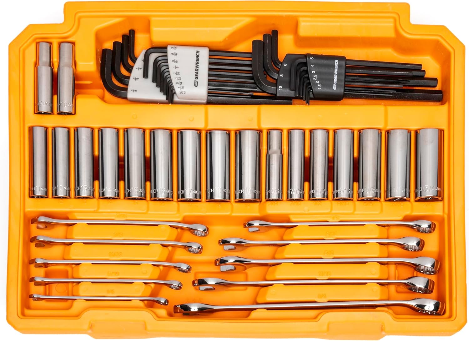 GEARWRENCH Mechanics Tool Set in 3 Drawer Storage Box, 232 Pc, 1/4 in and 3/8 in Drive, Metric/SAE | GW72LLCBMTS - Image 4