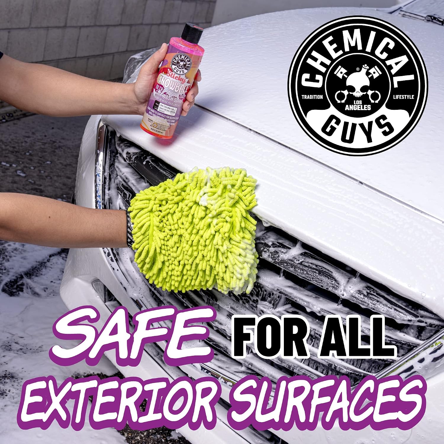 Chemical Guys, Sticky Snowball Ultra Snow Foam Wash Soap, Cherry, 64 oz - Image 10