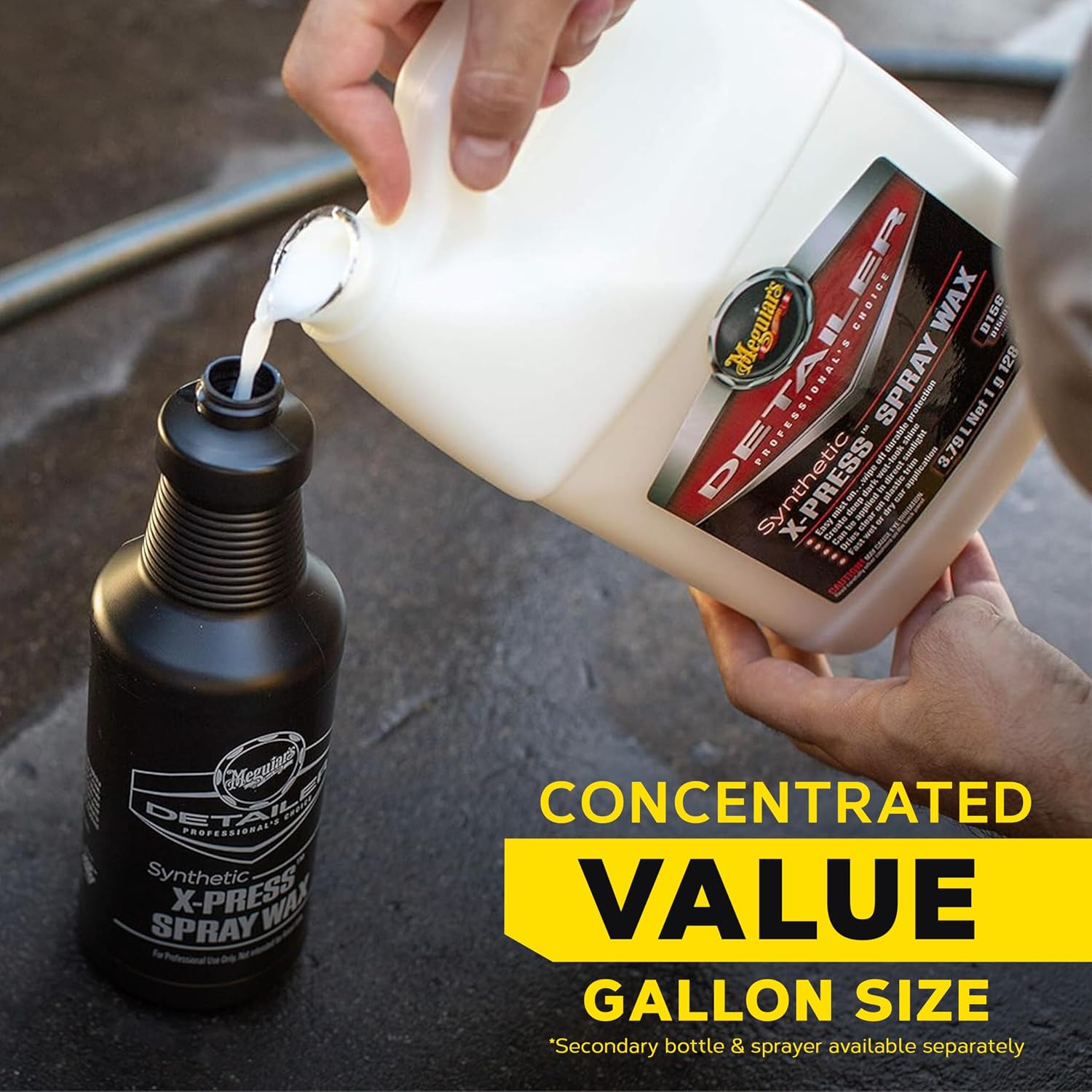 Meguiar's D15601 Synthetic X-Press Spray Wax -1 Gallon Container - Image 9