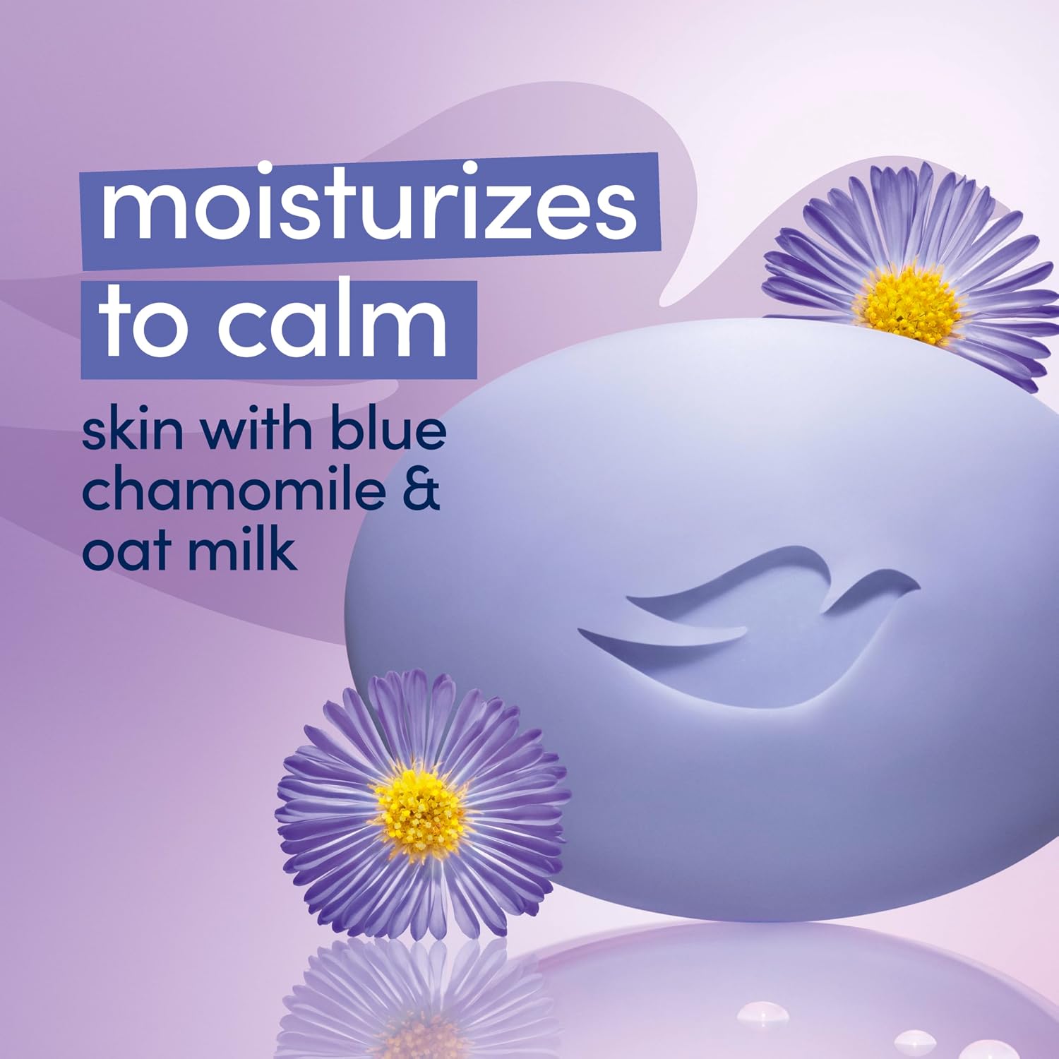 Dove Beauty Bar Gentle Cleanser Anti-Stress Cream Bar Moisturizes To Calm Skin Gentle Bar Soap Cleanser Made With 1/4 Moisturizing Cream 6 pack - Image 5