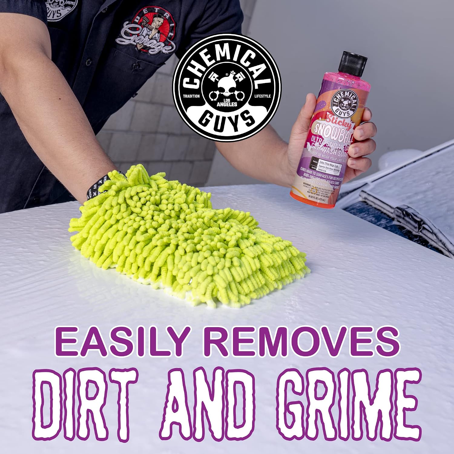 Chemical Guys, Sticky Snowball Ultra Snow Foam Wash Soap, Cherry, 64 oz - Image 9
