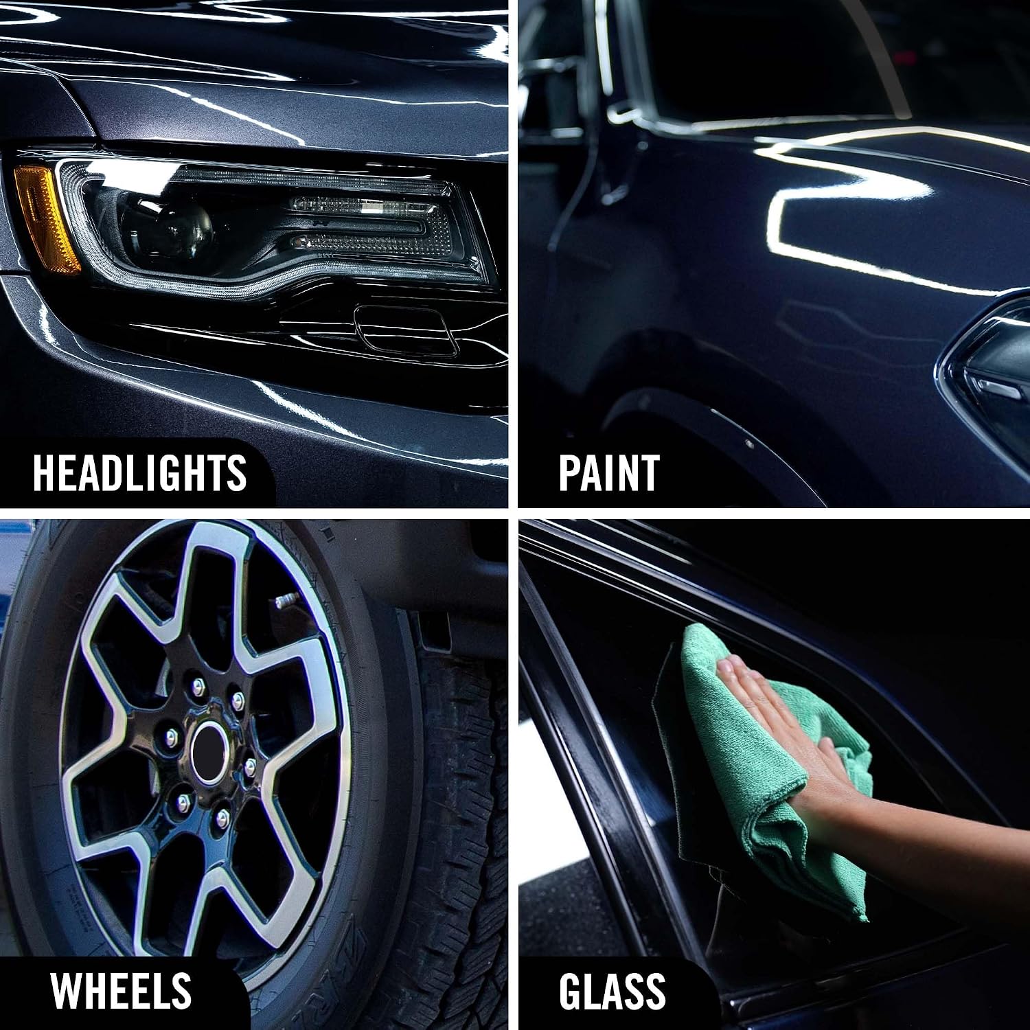 Turtle Wax Hybrid Solutions Ceramic 3-in-1 Car Detailer, Waterless Car Wash, Long-lasting HydrophobicWax Protection and High Gloss Shine, Safe For All Exterior Surfaces, 32 oz (Pack of 1) - Image 7