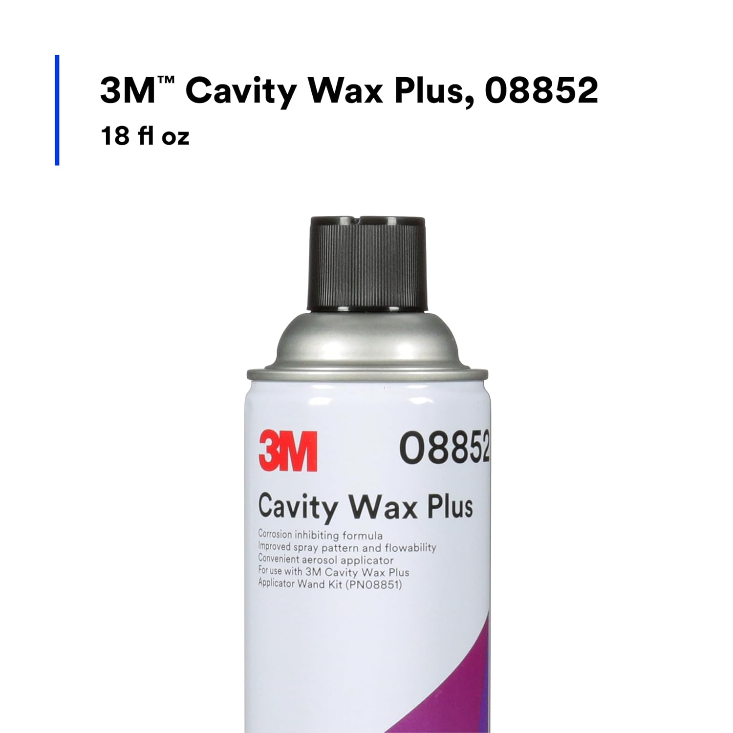 3M Cavity Wax Plus Aerosol Spray, 08852, 18 fl oz, Self-Healing, Chipping | Corrosion Protection; Non-Hardening; Peeling; Cracking - Image 3