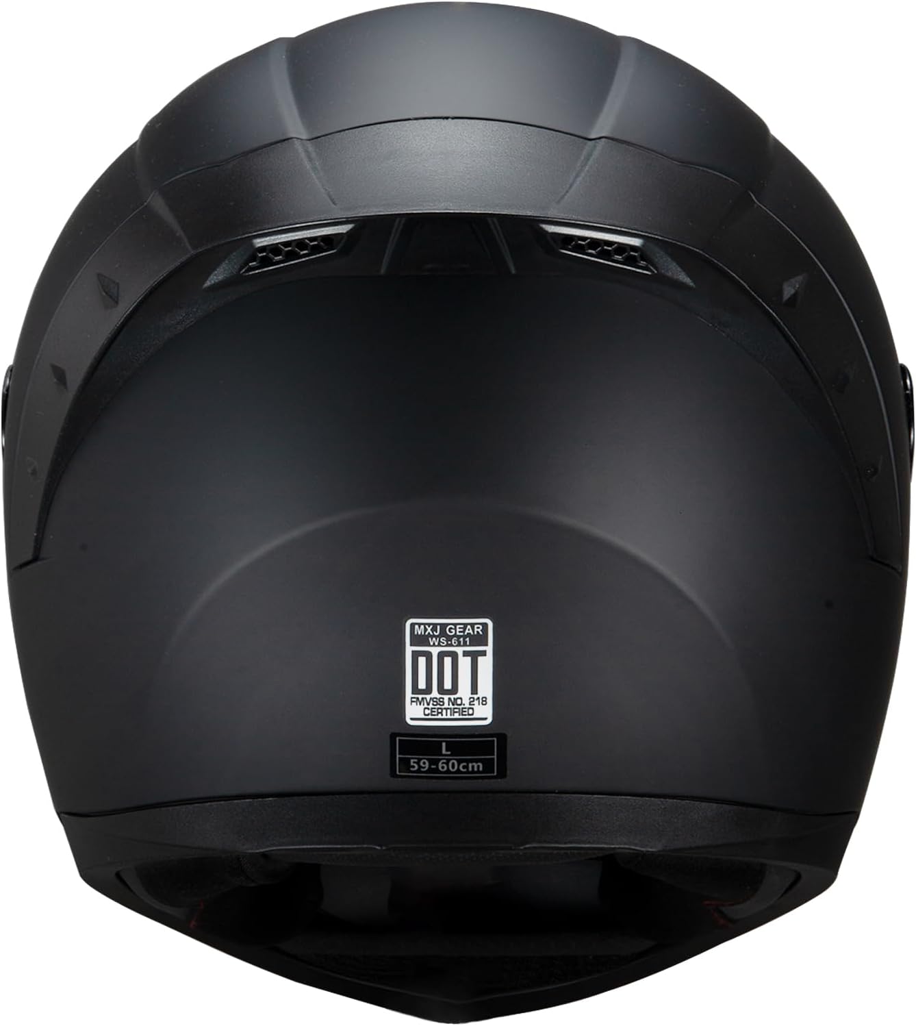 Full Face Motorcycle Helmets,MG611 DOT Approved Motorcycle Helmet | Motorbike Racing Street Bike Helmets for Adult Women Men with Black Visor & Storage Bag,Washable Liner,Glasses Friendly - Image 10