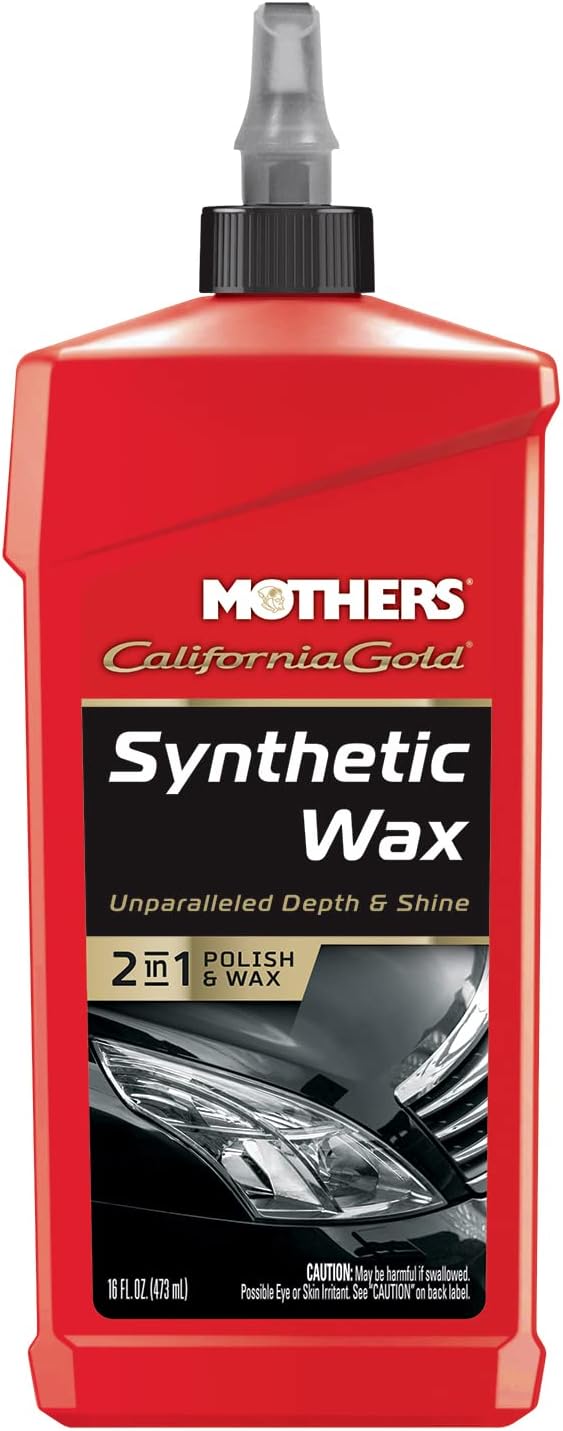 Mothers California Gold Synthetic Wax, 16 oz. (05716) | Long-Lasting Protection, Micro-Encapsulated Polymers, Polishes, Enhances Depth, Gloss & Shine, Easy-to-apply 2 in 1 Formula - Image 2