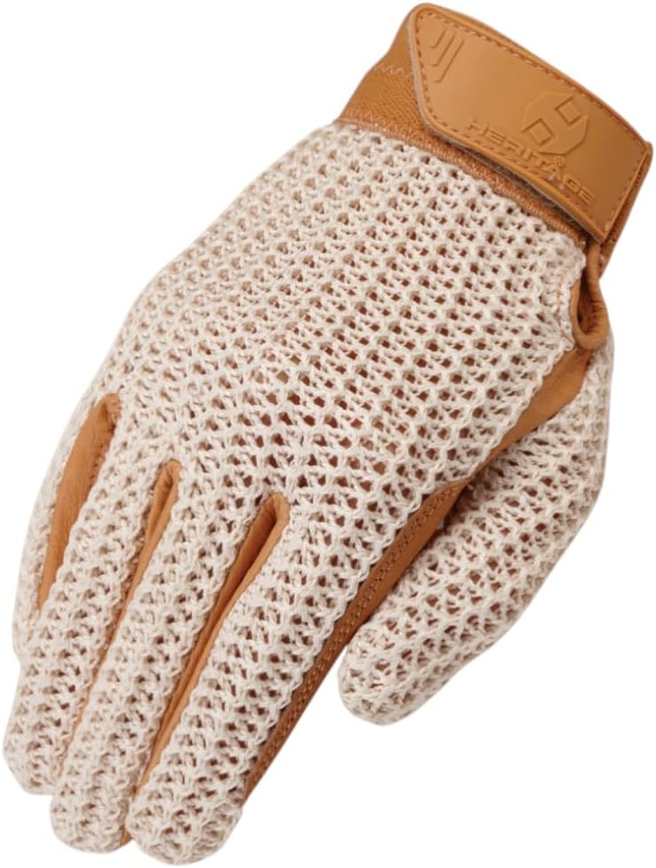 Heritage Crochet Riding Glove - Image 2