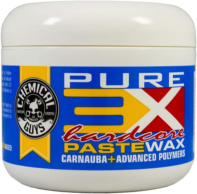 Chemical Guys, XXX Hardcore Carnauba Paste Wax, Deep Wet Warm Gloss, 8 oz | Hand-rubbed formula for enthusiasts chasing maximum depth on show cars; layers over sealant and lasts weeks between coats - Image 2