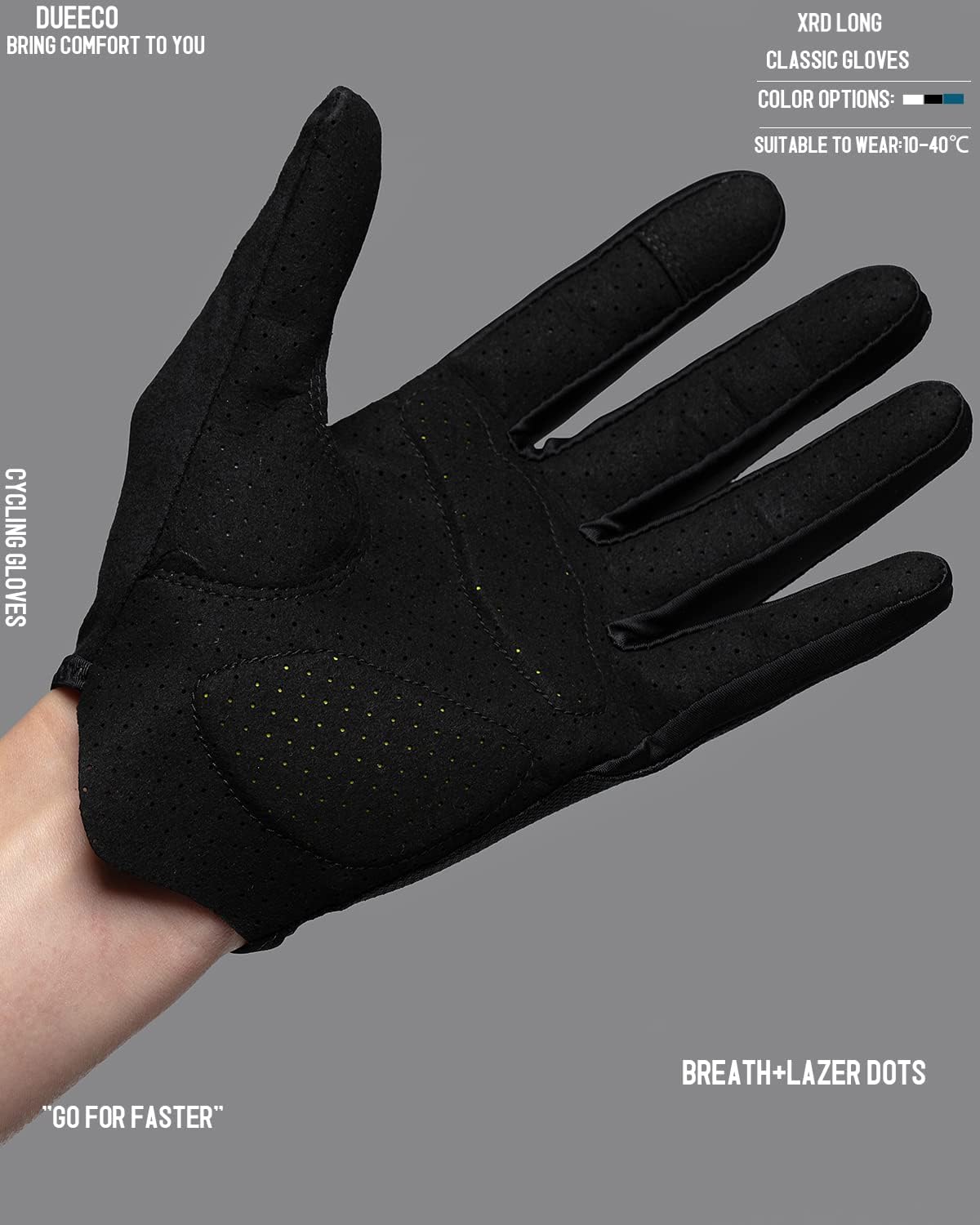 Cycling Gloves - Men & Women's Bike Gloves with 3MM XRD Palm Padding, Touch Screen Compatible for Mountain & Road Biking - Image 5