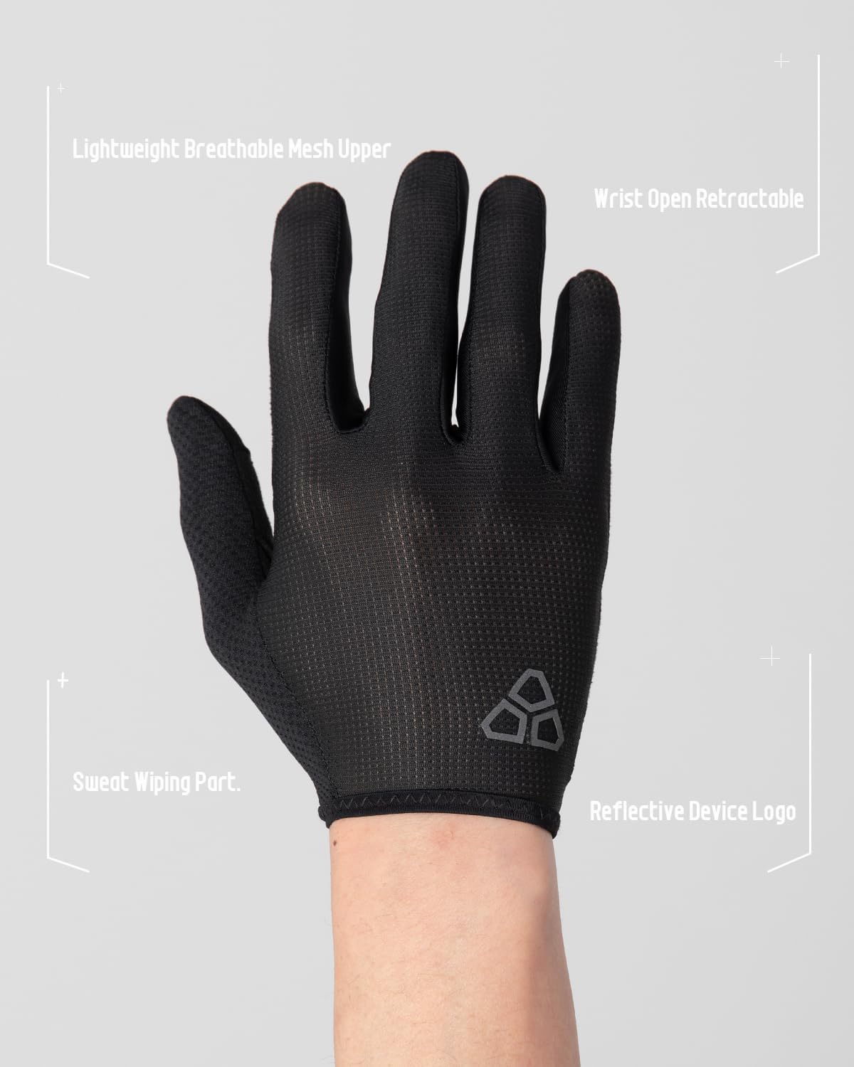 Bike Gloves - Summer Thin Touch Screen Cycling Gloves for Driving, Running, Hiking - Image 4