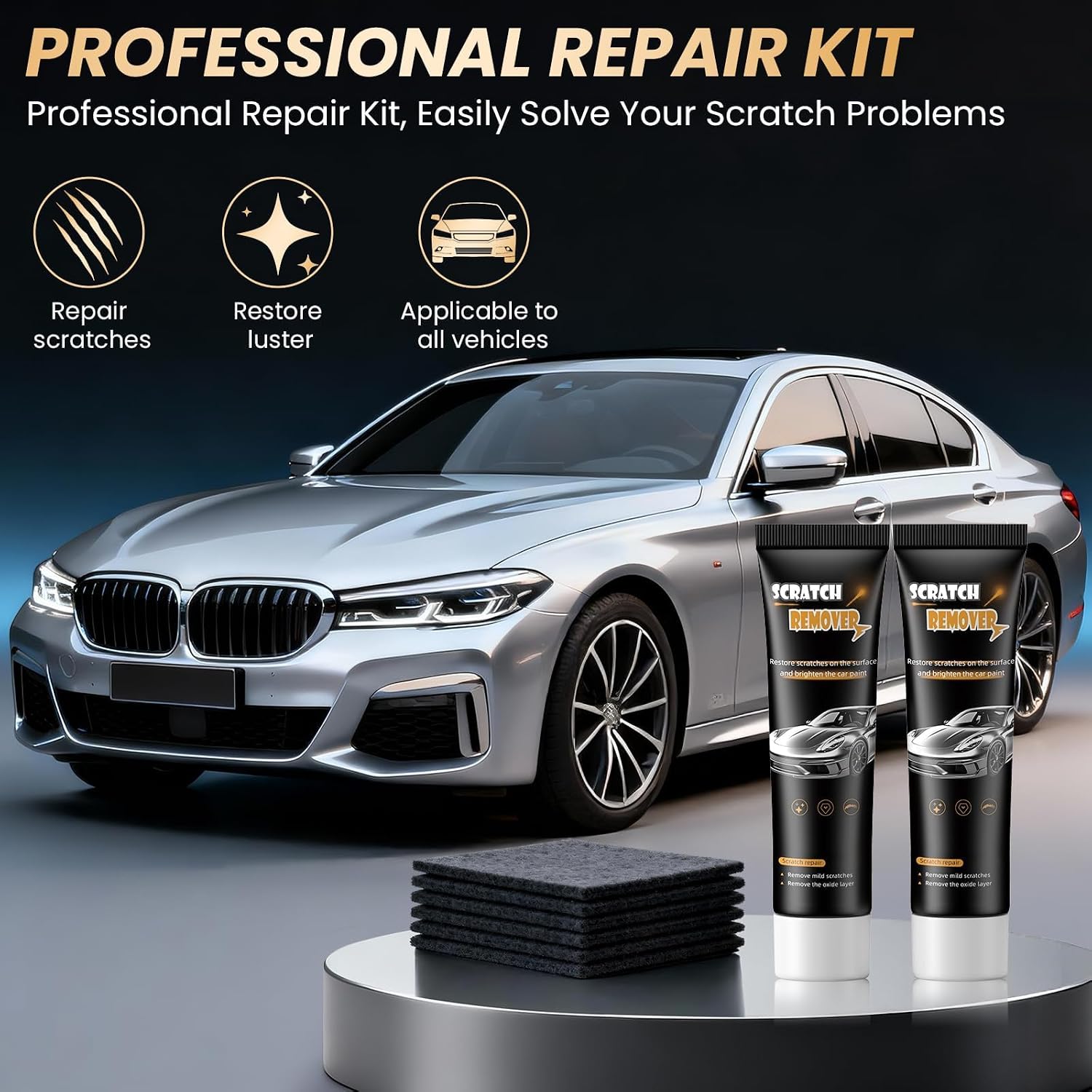 Car Scratch Remover, Car Paint Scratch Repair Kit for Polish | Minor Polish Scratch & Water Spots, Various Car Models - Image 3