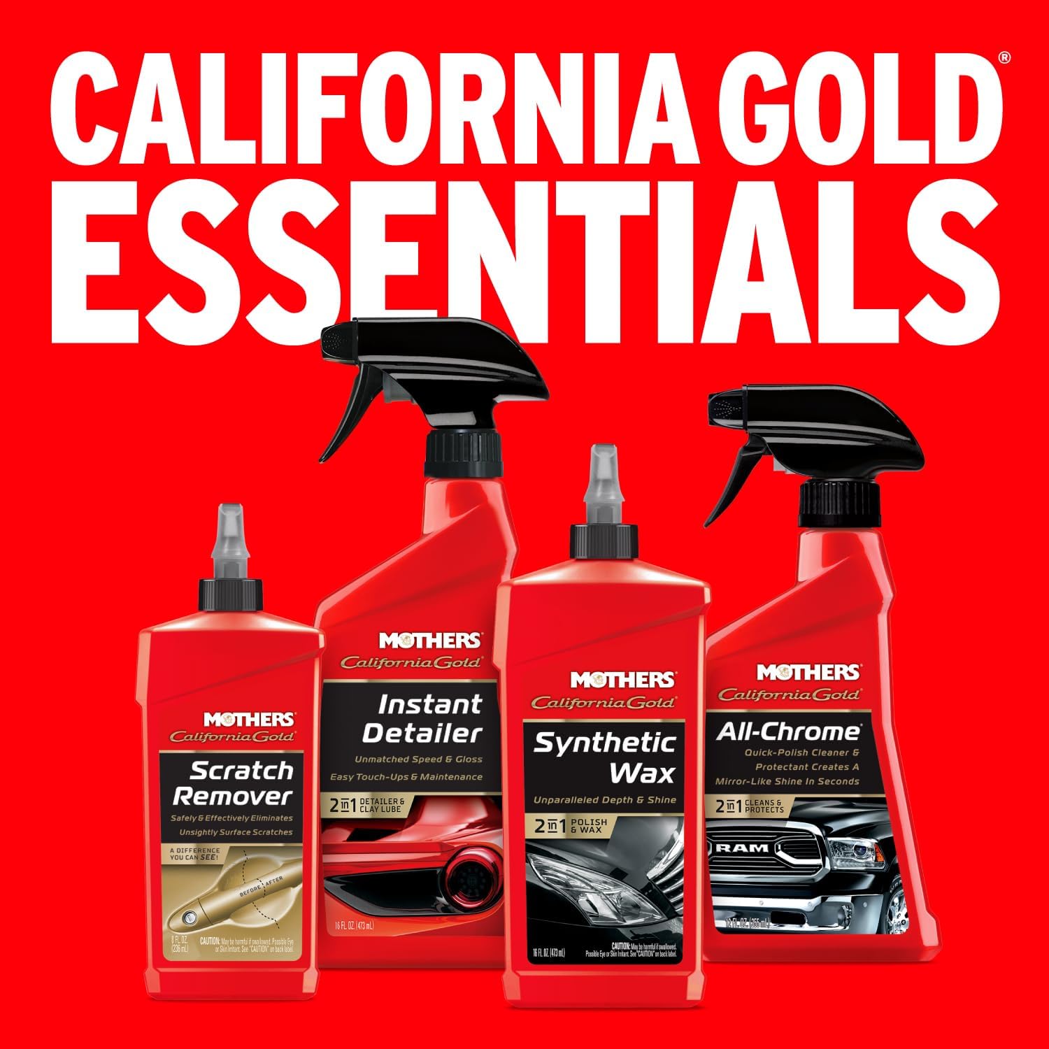 Mothers California Gold Synthetic Wax, 16 oz. (05716) | Long-Lasting Protection, Micro-Encapsulated Polymers, Polishes, Enhances Depth, Gloss & Shine, Easy-to-apply 2 in 1 Formula - Image 8