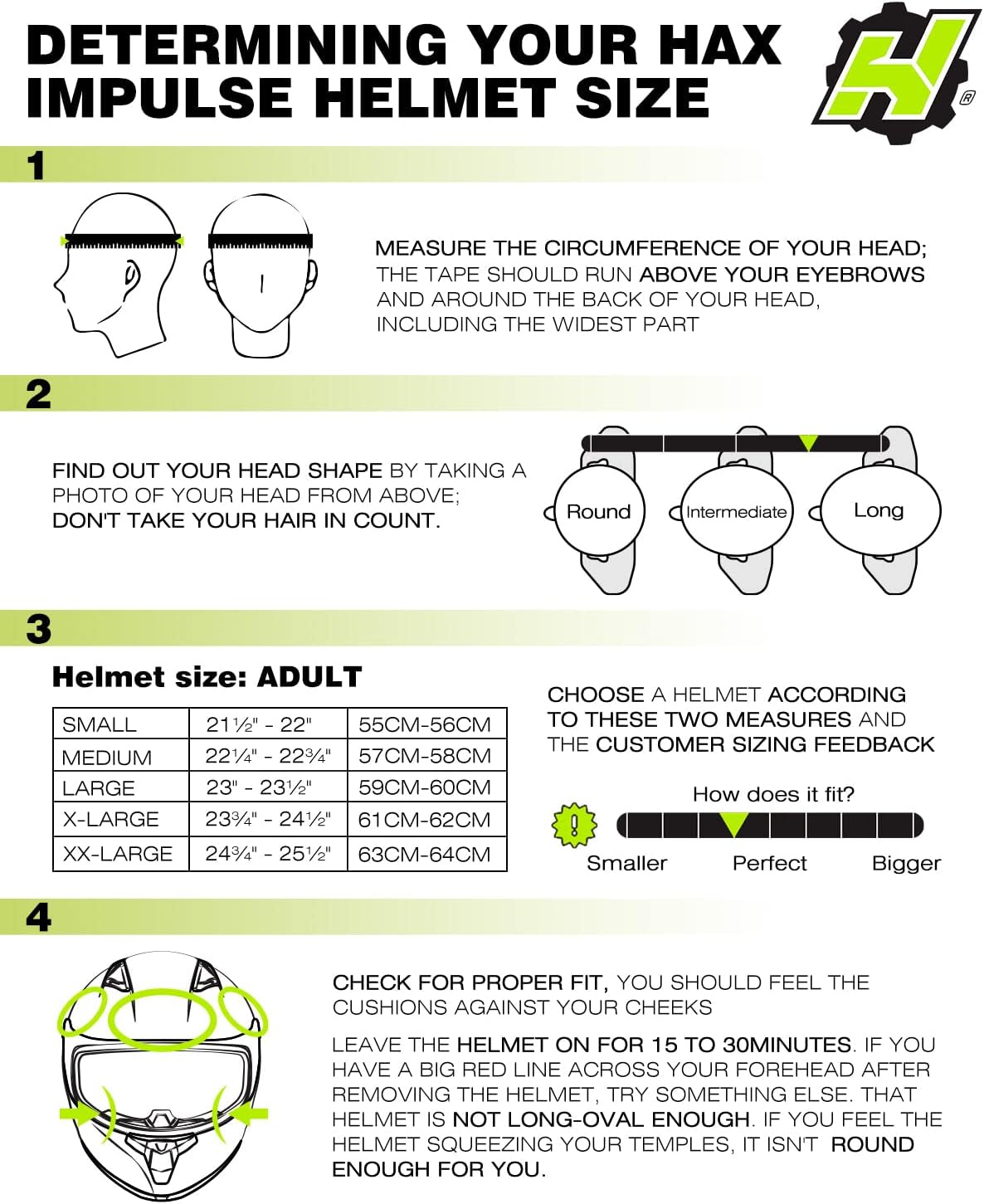 HAX Full Face Motorcycle DOT Approved Helmet with Dual Rear Wing and Pinlock Ready - Lightweight and Durable Motorbike Street Bike Helmet for Adults (Impulse Devour Black,S) - Image 7