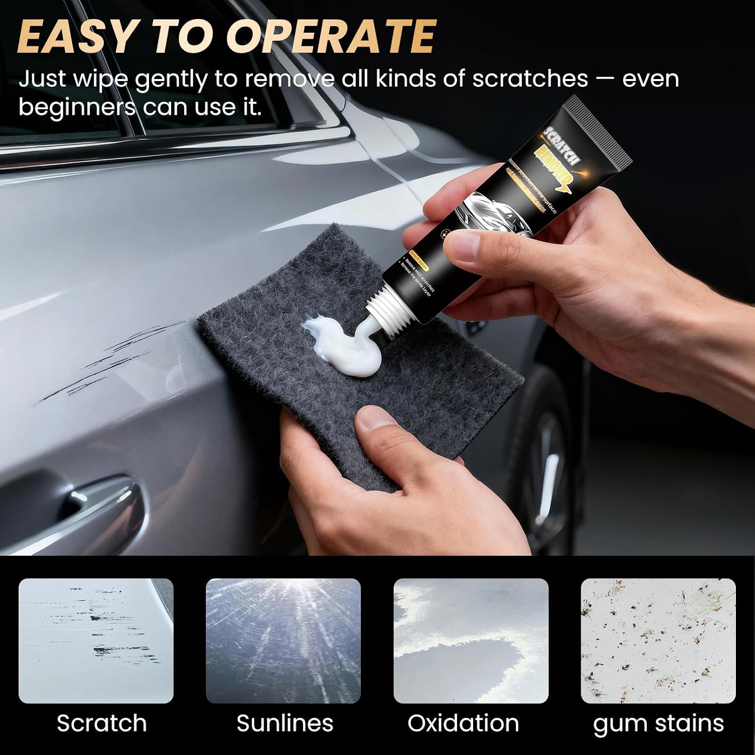Car Scratch Remover, Car Paint Scratch Repair Kit for Polish | Minor Polish Scratch & Water Spots, Various Car Models - Image 2