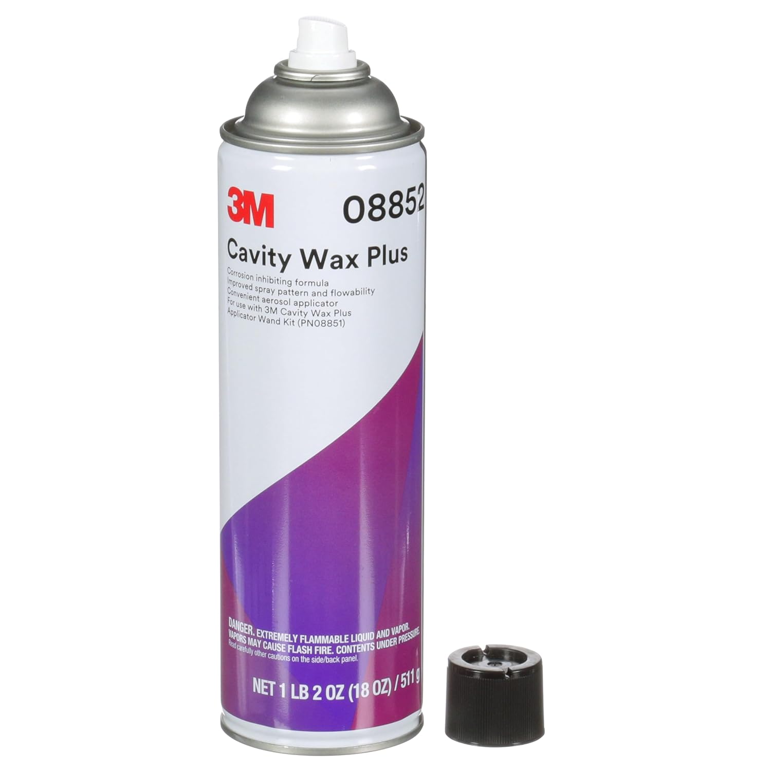 3M Cavity Wax Plus Aerosol Spray, 08852, 18 fl oz, Self-Healing, Chipping | Corrosion Protection; Non-Hardening; Peeling; Cracking - Image 9