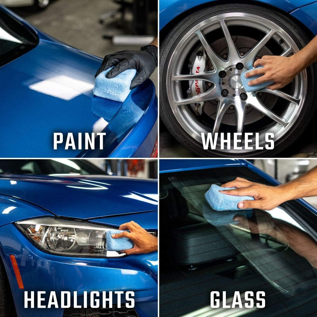 Chemical Guys, HydroSlick Intense Gloss Ceramic Coating HyperWax, 16 oz | Ceramic wax lays down high gloss and a hydrophobic, water-beading layer on paint, glass and trim, easy on and off - Image 8