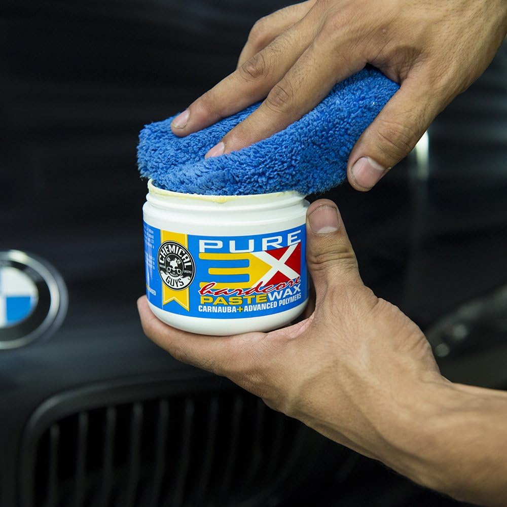 Chemical Guys, XXX Hardcore Carnauba Paste Wax, Deep Wet Warm Gloss, 8 oz | Hand-rubbed formula for enthusiasts chasing maximum depth on show cars; layers over sealant and lasts weeks between coats - Image 5