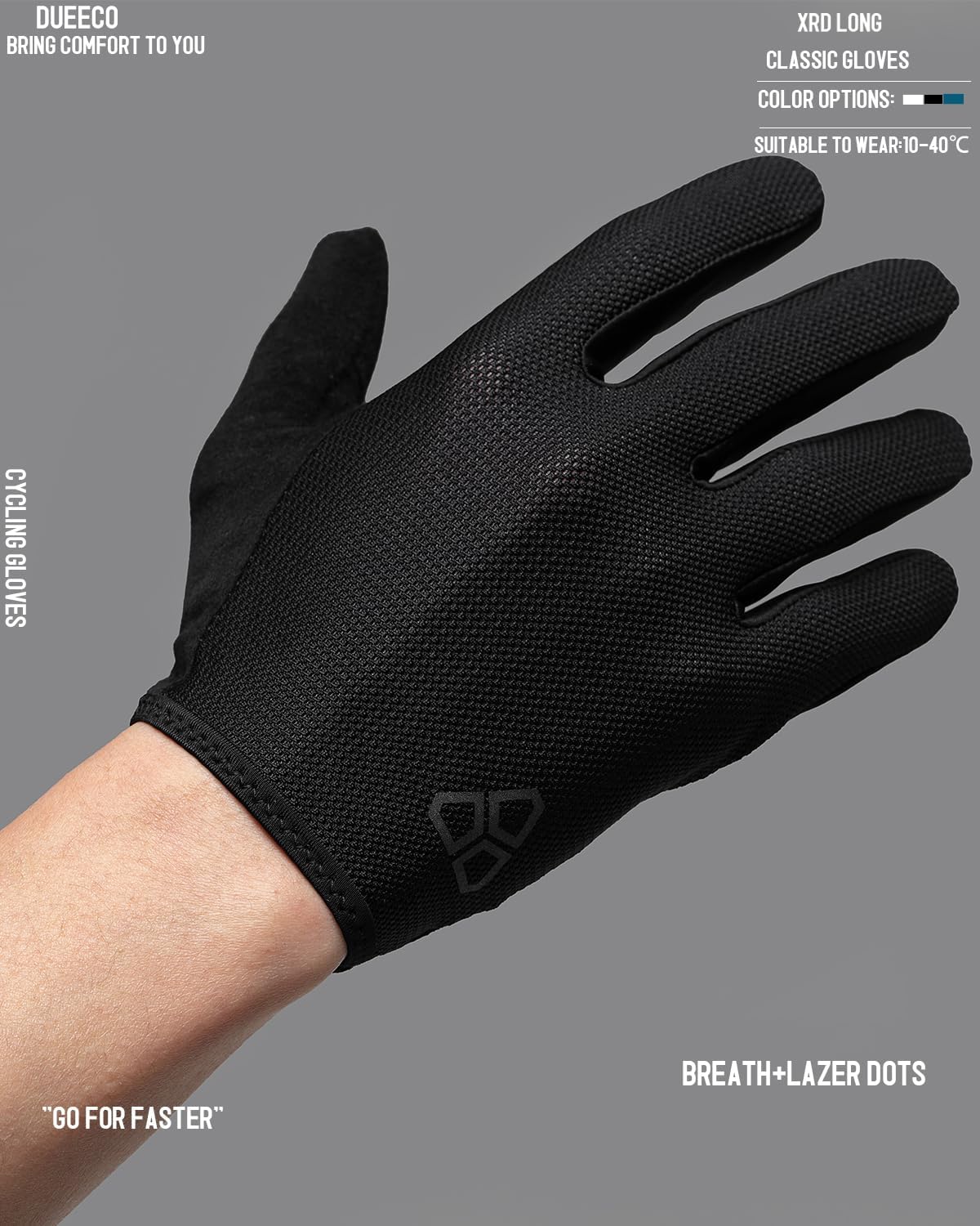 Cycling Gloves - Men & Women's Bike Gloves with 3MM XRD Palm Padding, Touch Screen Compatible for Mountain & Road Biking - Image 3