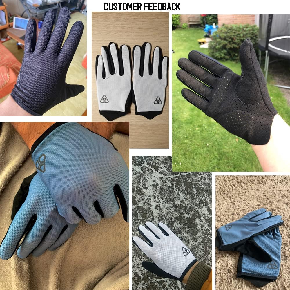 Cycling Gloves - Men & Women's Bike Gloves with 3MM XRD Palm Padding, Touch Screen Compatible for Mountain & Road Biking - Image 9
