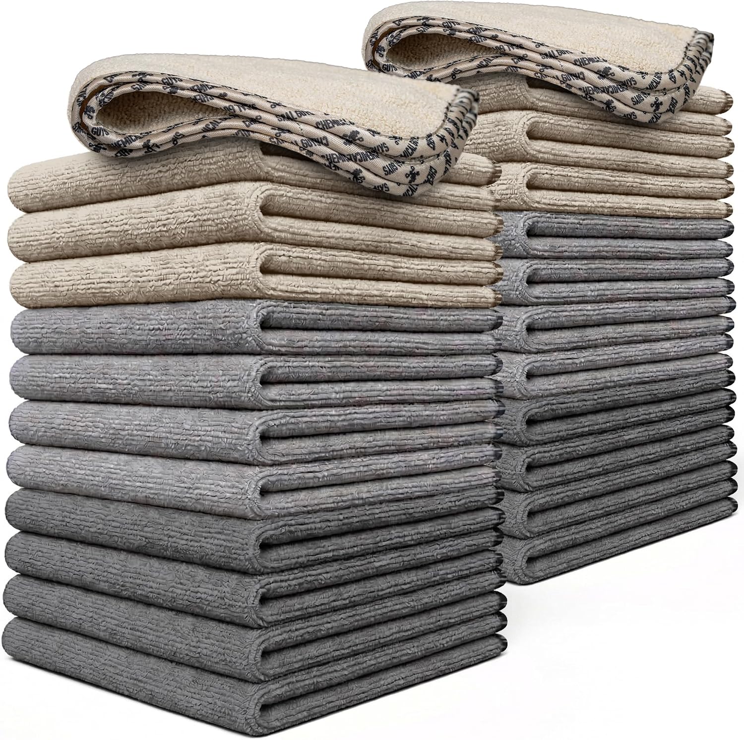 Chemical Guys, AllSwipe Multi-Purpose Microfiber Towels, 14 x 12, 24 Pack | Versatile microfiber towels for washing, drying, glass and interiors, soft and scratch-free, twenty-four per pack - Image 2