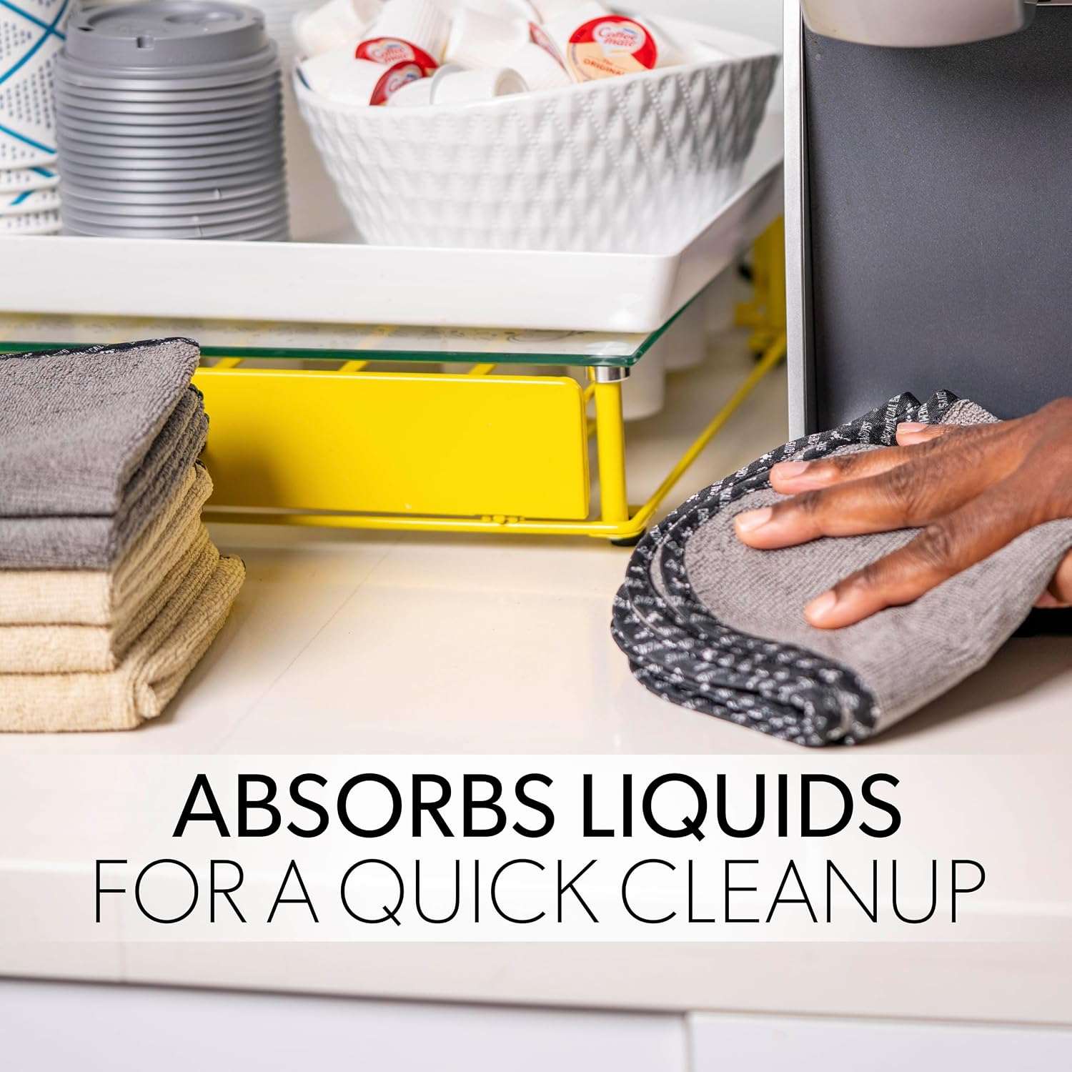 Chemical Guys, AllSwipe Multi-Purpose Microfiber Towels, 14 x 12, 24 Pack | Versatile microfiber towels for washing, drying, glass and interiors, soft and scratch-free, twenty-four per pack - Image 7