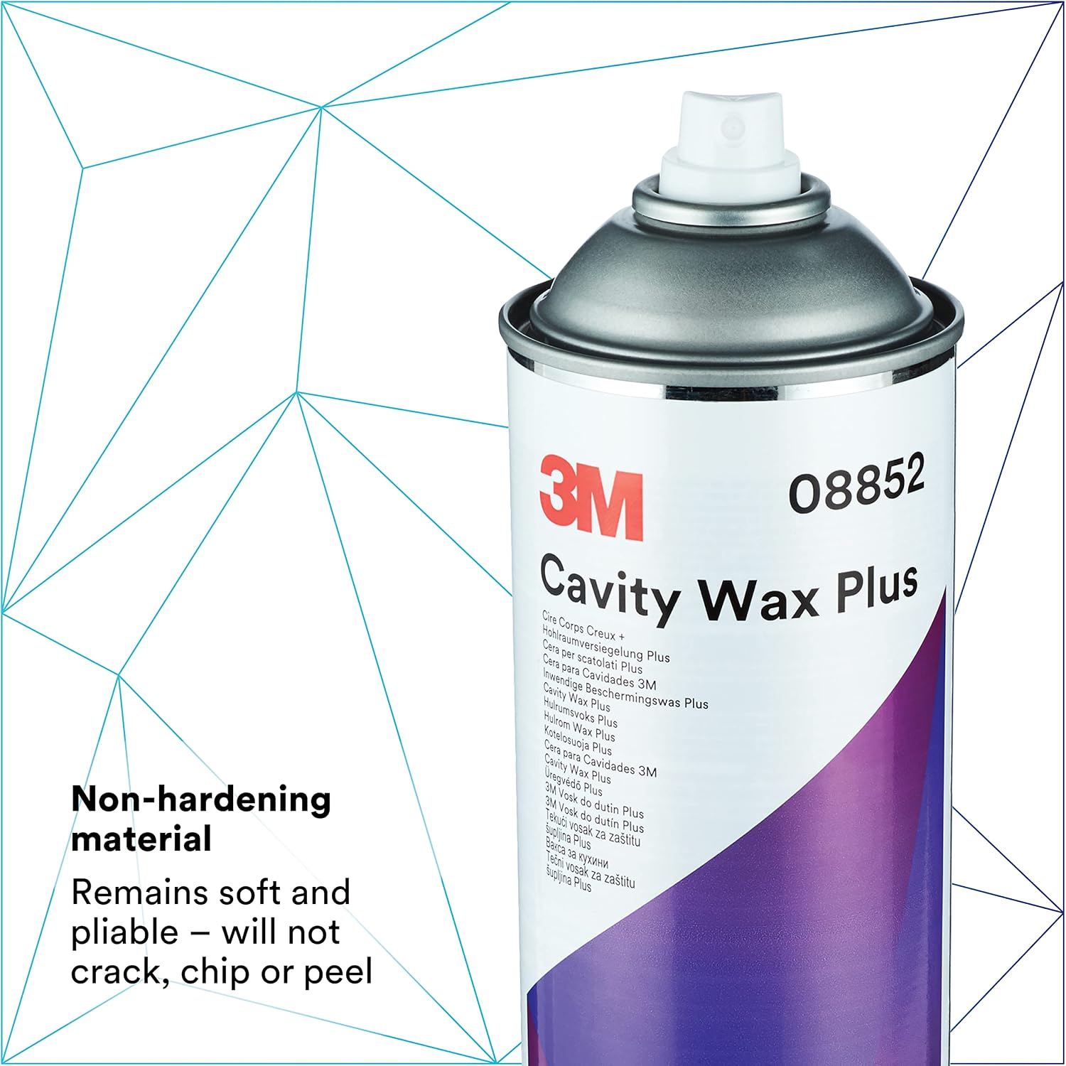 3M Cavity Wax Plus Aerosol Spray, 08852, 18 fl oz, Self-Healing, Chipping | Corrosion Protection; Non-Hardening; Peeling; Cracking - Image 17