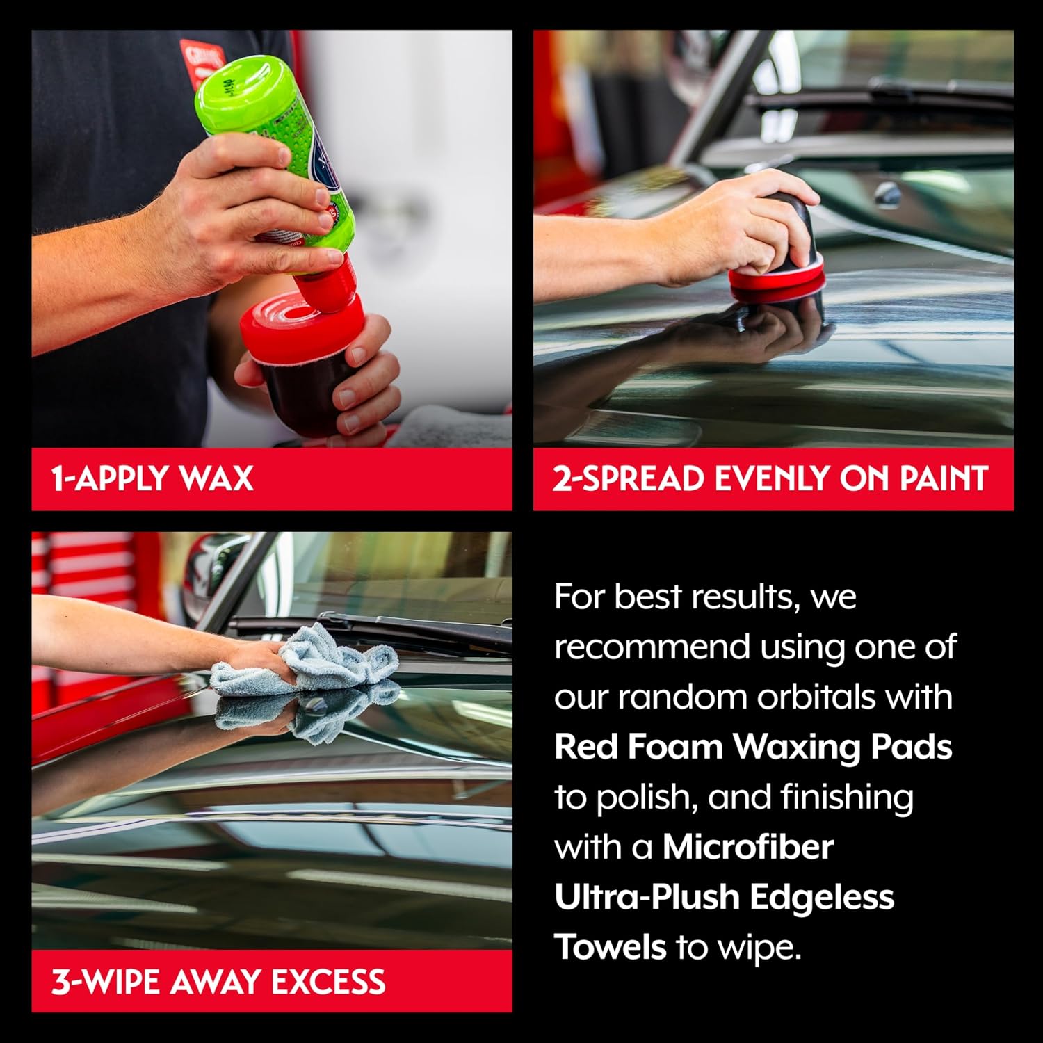 Griots Garage Ceramic Liquid Wax for Car Polishing and Detailing, High-Gloss Shine and Hydrophobic, Self-Cleaning Coating for Auto Paint, 10909, 16oz - Image 5