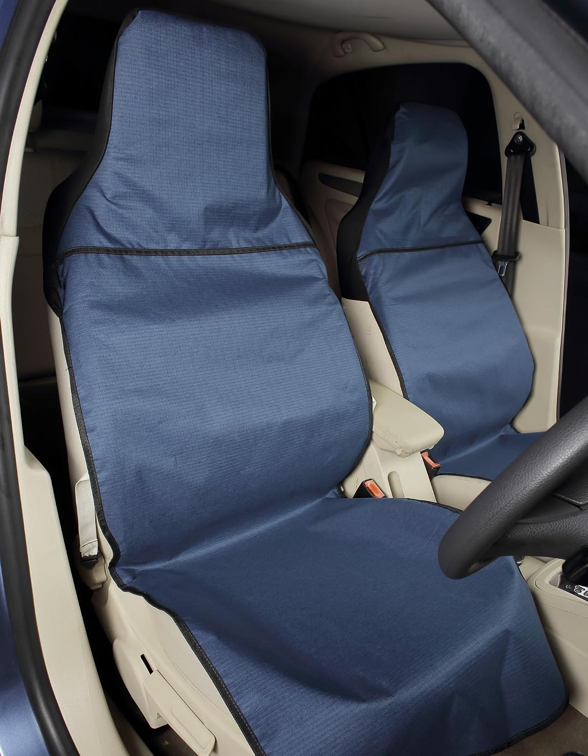 Waterproof Car Seat Cover Automotive Seat Covers for Cars Trucks and SUVs Car Seat Cover Protector Front Seats Navy-2 - Image 8