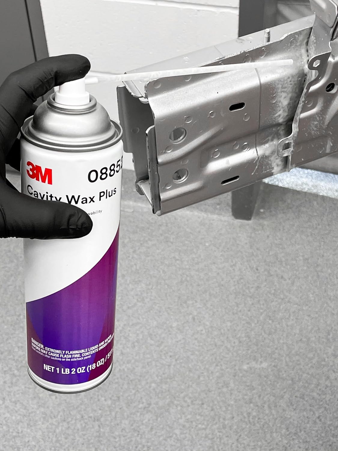 3M Cavity Wax Plus Aerosol Spray, 08852, 18 fl oz, Self-Healing, Chipping | Corrosion Protection; Non-Hardening; Peeling; Cracking - Image 12
