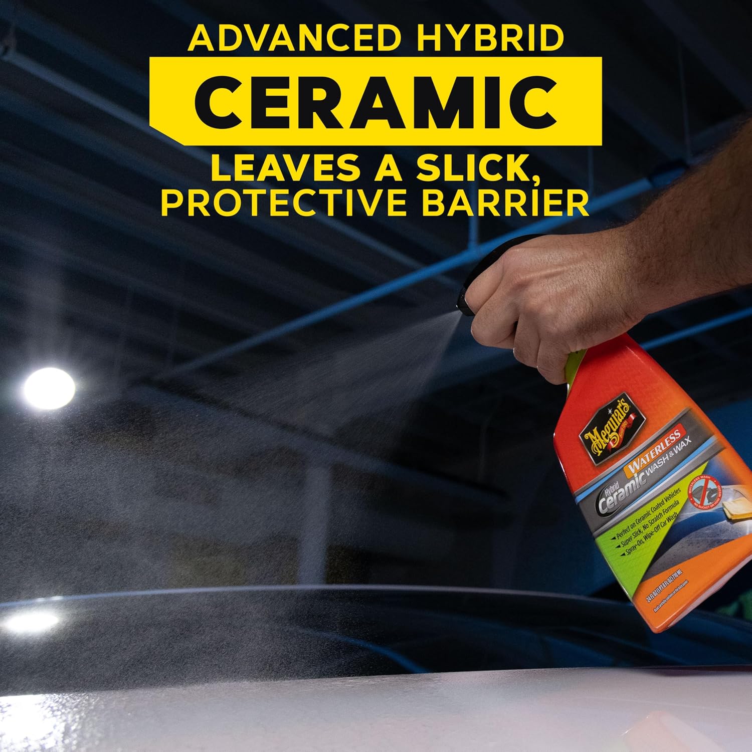 Meguiar's Hybrid Ceramic Waterless Wash and Wax | Waterless Car Wash & Wax Without Swirling or Scratching - Easy Car Maintenance, No Water Required - Image 6