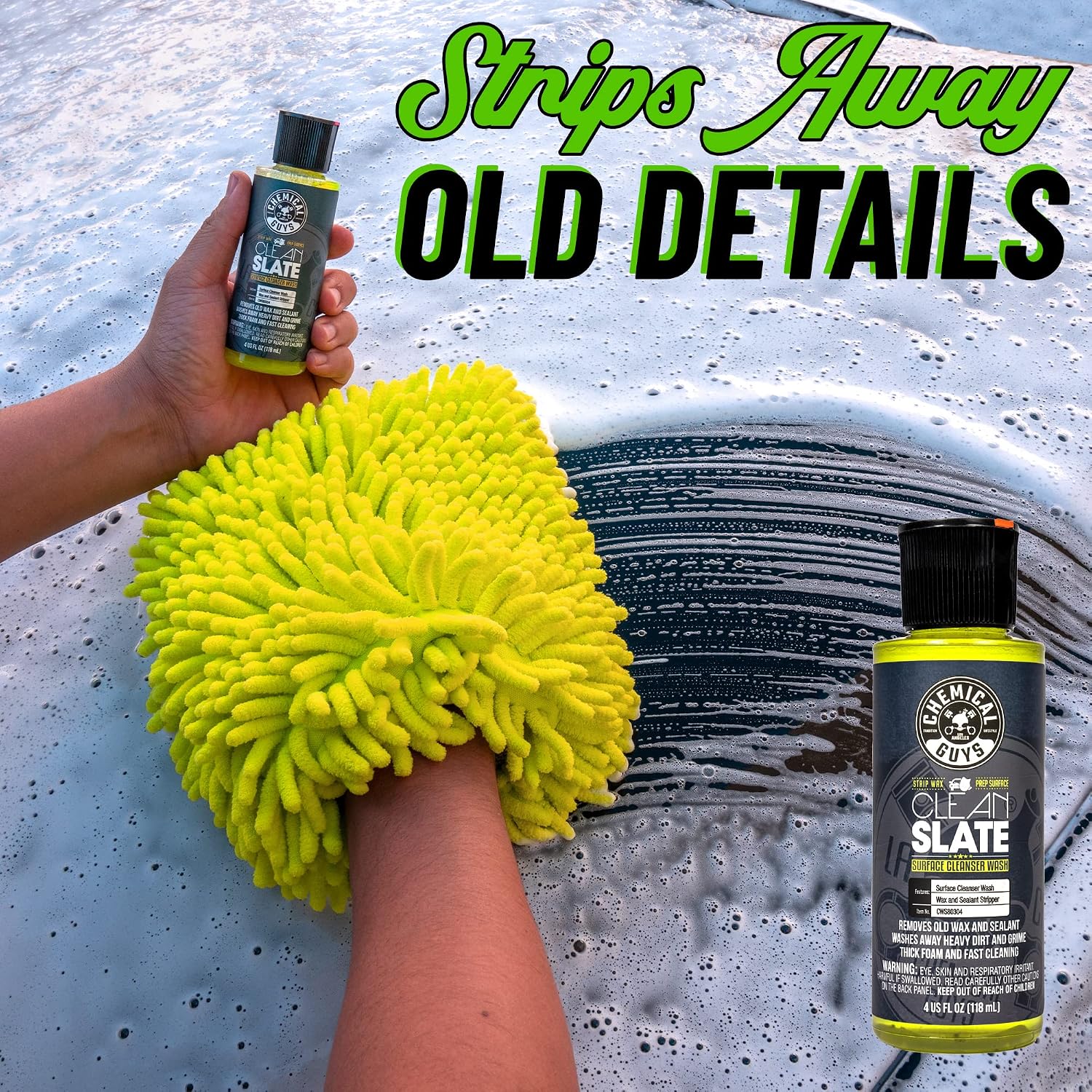 Chemical Guys, Clay Bar & Luber Combo Kit for Smooth Paint, 6-Piece Set | Clay bar plus lubricant lifts overspray, fallout and embedded grime, prepping paint for polish or wax - Image 6