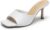 DREAM PAIRS 2026 Women’s Kitten Heels Sandals – Square Toe Slip On Low Heels, Heeled Mules Footwear for Everyday, Dressy & Casual Occasions