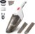 Shop-Vac Wet/Dry Handheld Vacuum, Powerful Small Vacuum Cordless Rechargeable, Wall-Mounted Hand Vac with Crevice Tool, Portable Vacuum for Home & Car, Lightweight & Compact, White
