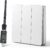 Smart Button Compatible with Apple Homekit ProgSwitch over WiFi, Instant Respopnse, More Reliable than Thread, 3-Gang Programable Switch, 9 Scenes Automation, Friendly for Kids, Seniors, Visitors