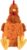 Best Pet Supplies Interactive Squeaky Dog Chew Toy, Ideal Dog Toys for Chewers, Small, Medium & Large Dogs, and Fetch Lovers – Crinkle Chicken (Brown), Large